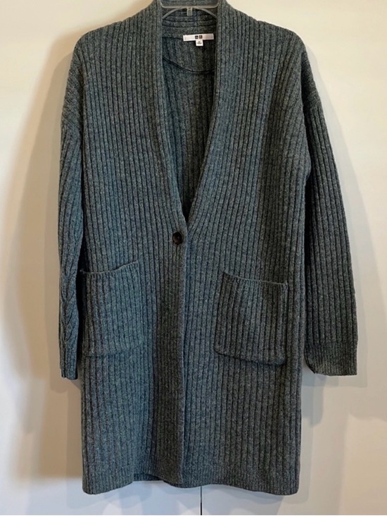 Uniqlo Sweaters - Uniqlo 100% wool cardigan sweater coat
